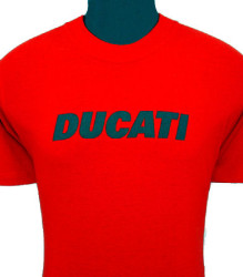Ducati T-Shirt Mens Block T6 Red