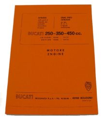 Ducati 250/350/450 Widecase Singles (Engine only) Spare Parts Manual