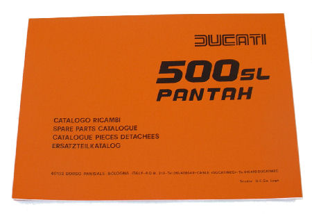 Ducati 500SL Pantah Spare Parts Manual - Gowanloch Ducati