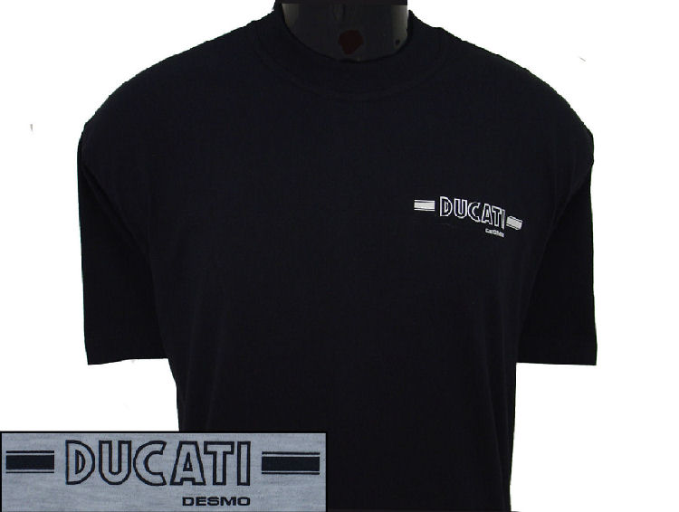 Ducati T-Shirt Mens Small Round Desmo T5 Black