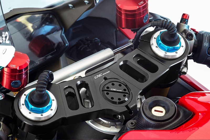CNC RACING Top Yoke Adjustable Offset & “Pramac Racing Limited