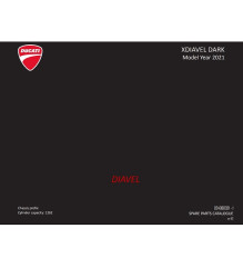 2021 Ducati XDiavel Dark Spare Parts Manual