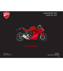 2023 Ducati Supersport 950 Spare Parts Manual