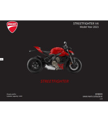 2023 Ducati Streetfighter V4 Spare Parts Manual
