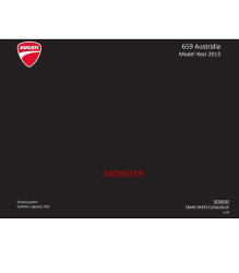 2013 Monster 659 Spare Parts Manual