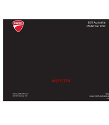 2012 Monster 659 Spare Parts Manual