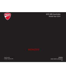 2014 Monster 659 ABS Spare Parts Manual
