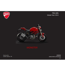 2013 Monster 796 Spare Parts Manual