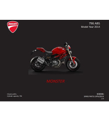 2014 Monster 796 ABS Spare Parts Manual