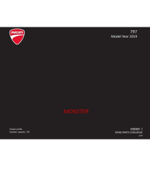 2019 Monster 797 Spare Parts Manual
