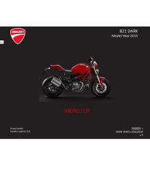 2015 Monster 821 Dark Spare Parts Manual