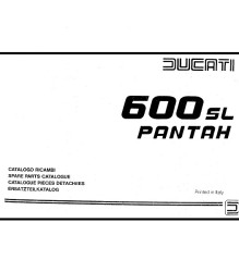600 SL Pantah Spare Parts Manual