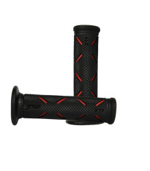 Progrip 717 Dual Density Closed Grips – Black/Red