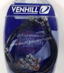 Venhill Ducati with Calipers to the Rear of Fork 900SS, MHR Mille 1984-onwards – Rear Brake Line Kit – DUC-9002RBLK